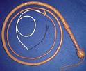 8ft Natural Tan 12 plait David Morgan Style Indiana Jones Bullwhip 2C